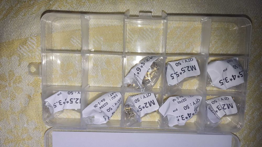 Набор гаек для 3D моделей принтера