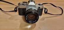 Canon AE-1 com a 50mm 1.4 SSC