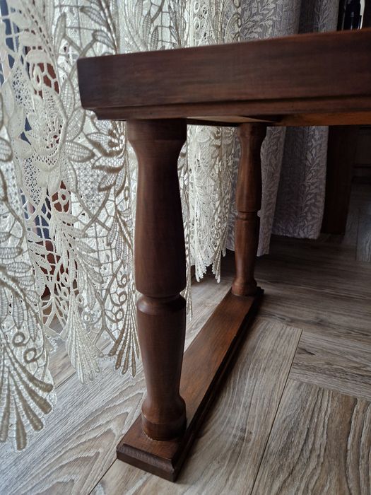 Stolik kawowy / półka pod telewizor drewno