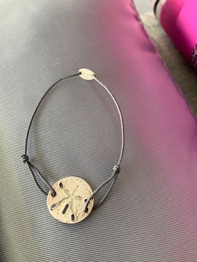 Pulseira aplicação de prata