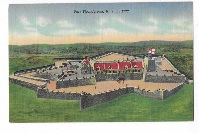 Fort Ticonderoga, Nowy Jork - Pocztówka - USA