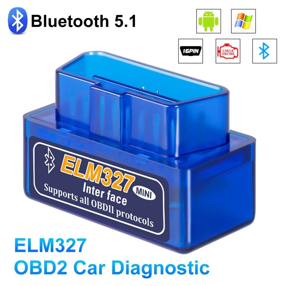 Ficha OBD2 ELM327 Bluetooth