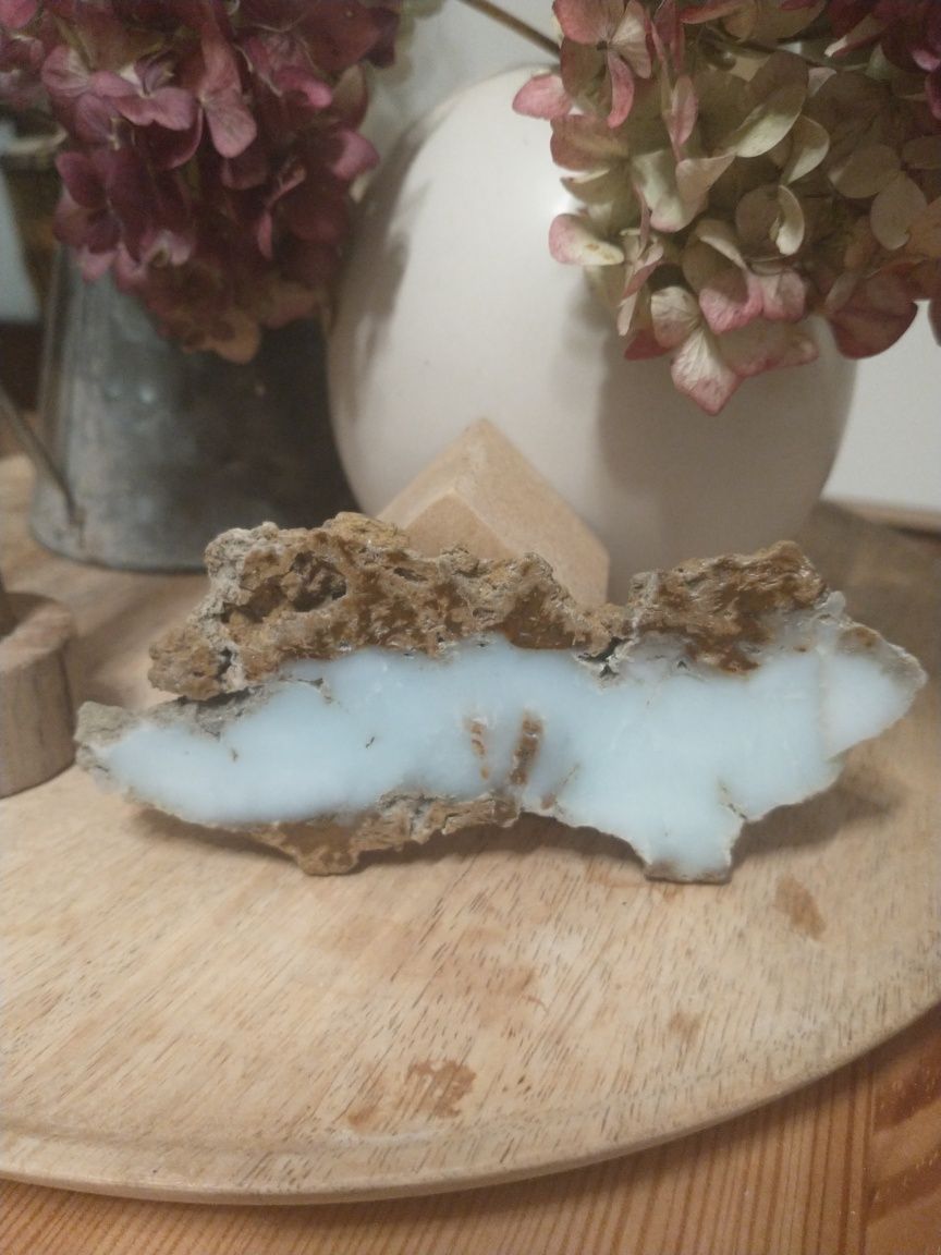 Chalcedon Płytka Błękity lok. Szklary