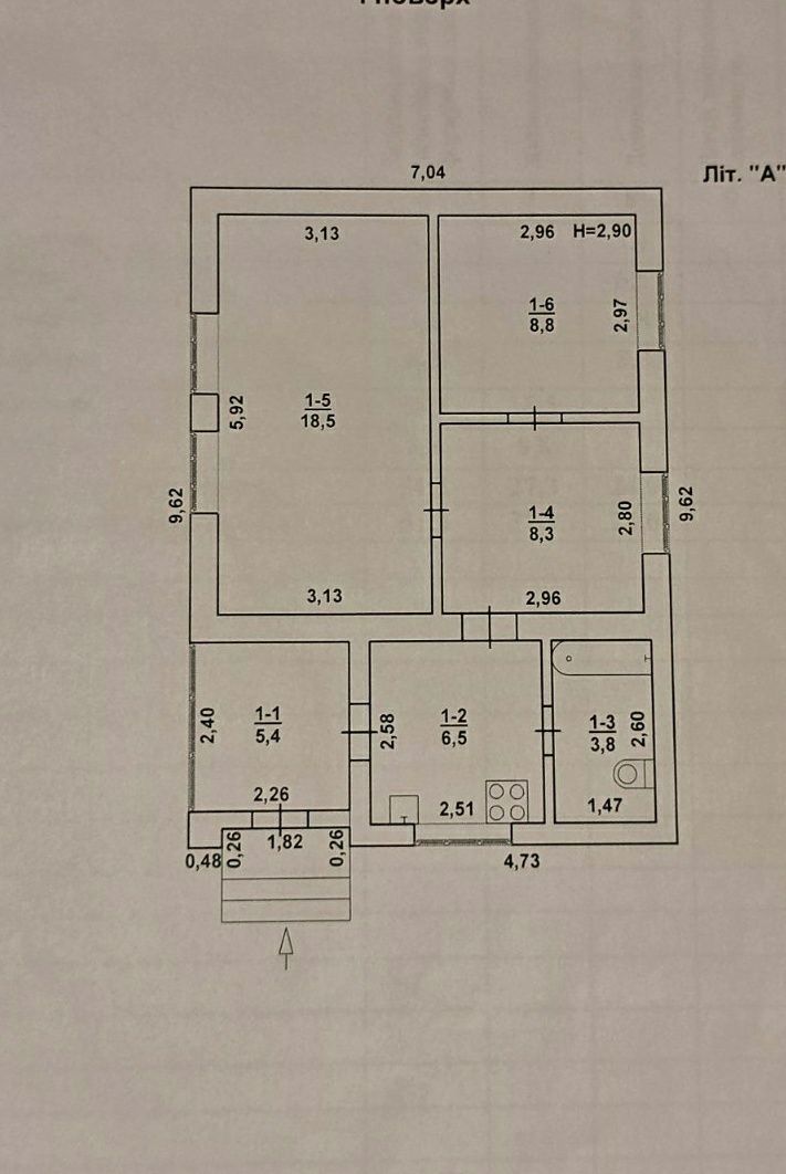 Продам дом в с.Фонтанка -2.
