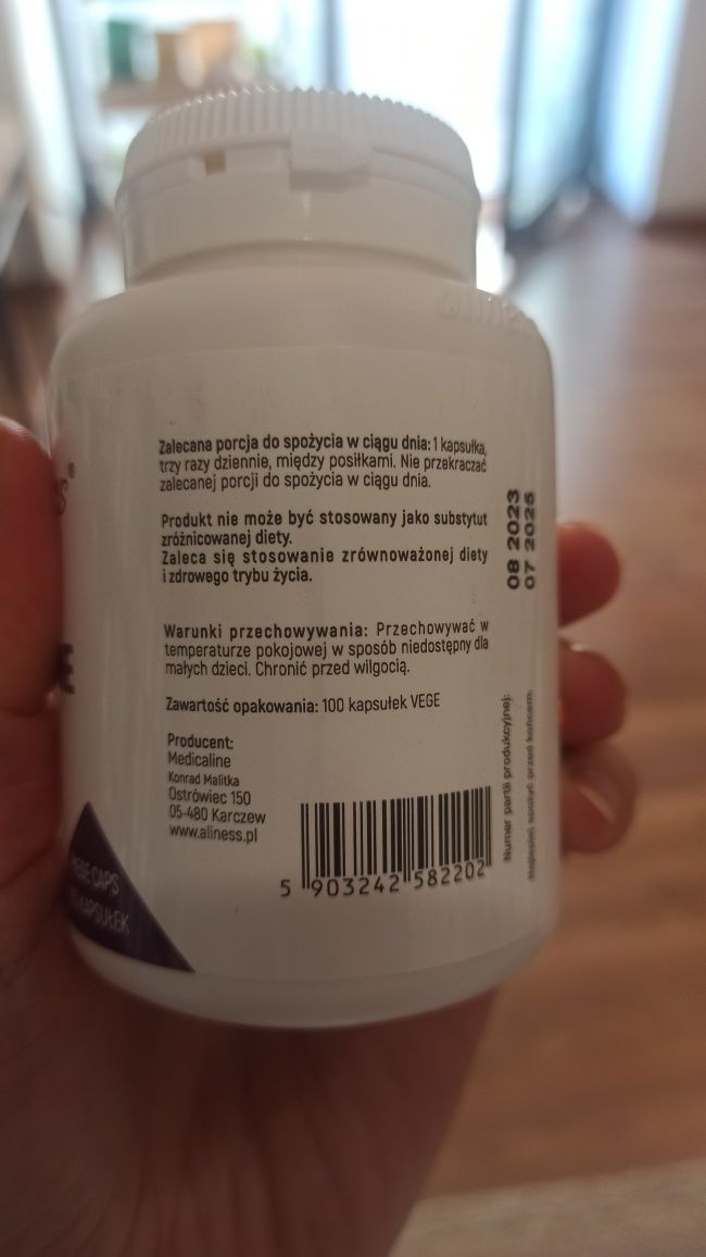 L-taurine - 100 kapsułek