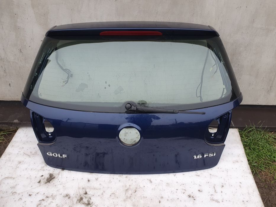 Klapa tył bagażnika Vw Golf 5 V 05r 5 drzwi HB lakier LD5Q szyba