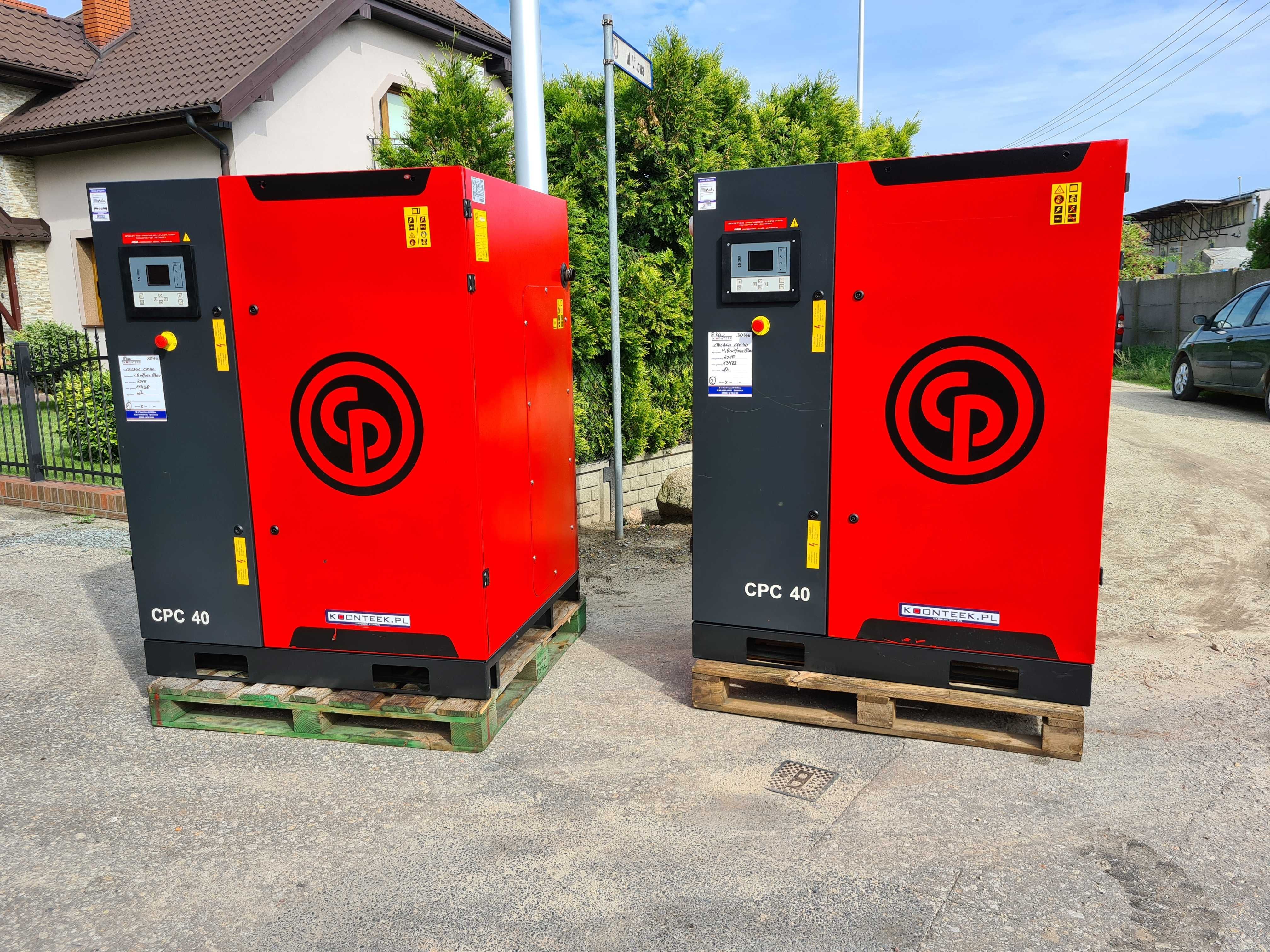 Kompresor śrubowy Chicago Pneumatic CPC 40 30 kw, Atlas Copco