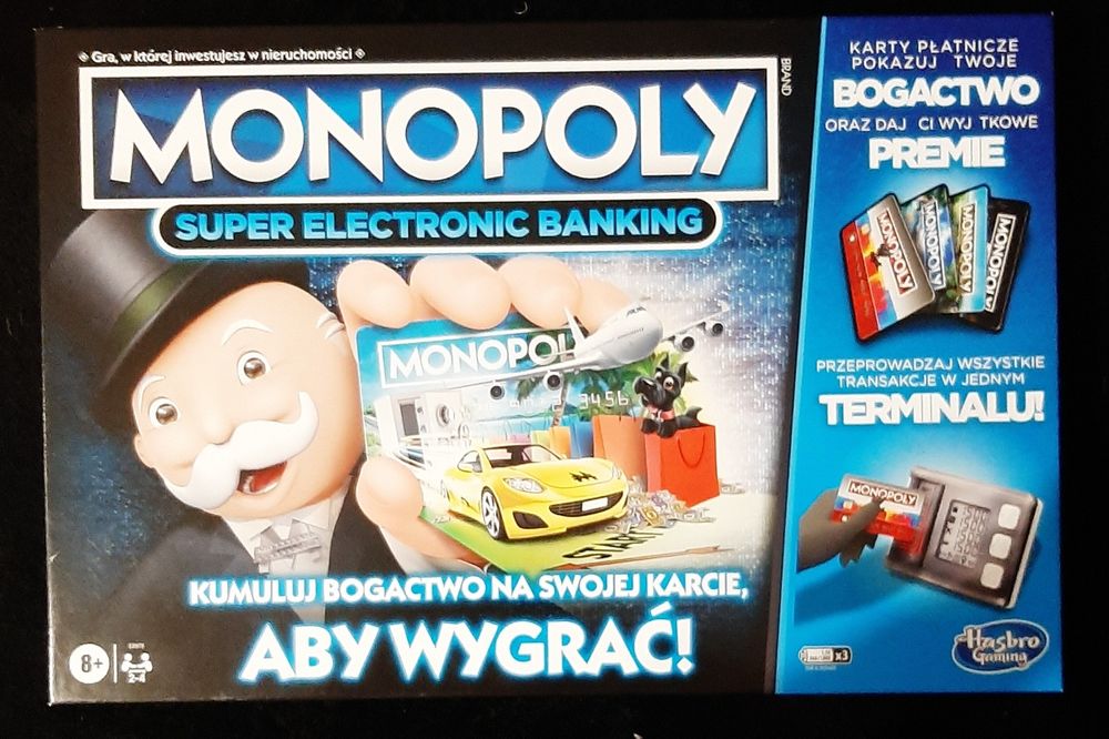 Gra planszowa Monopoly Super Electronic Banking PL