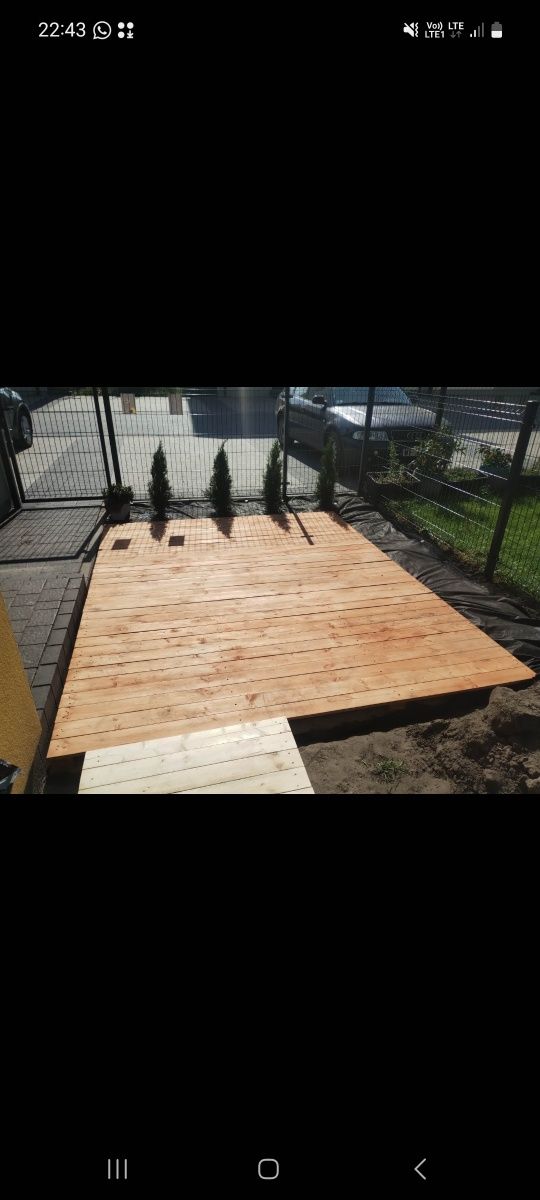 Gotowe moduły blatowe 240x100 Na tarasy