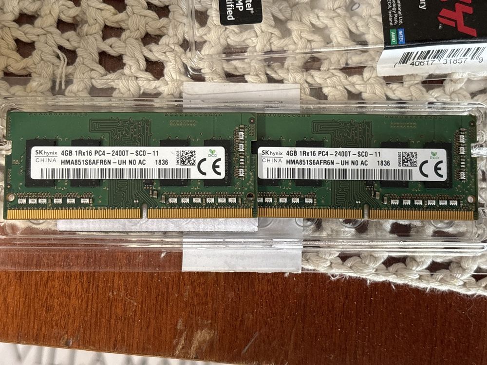 DDR4 8gb (4+4) 2400