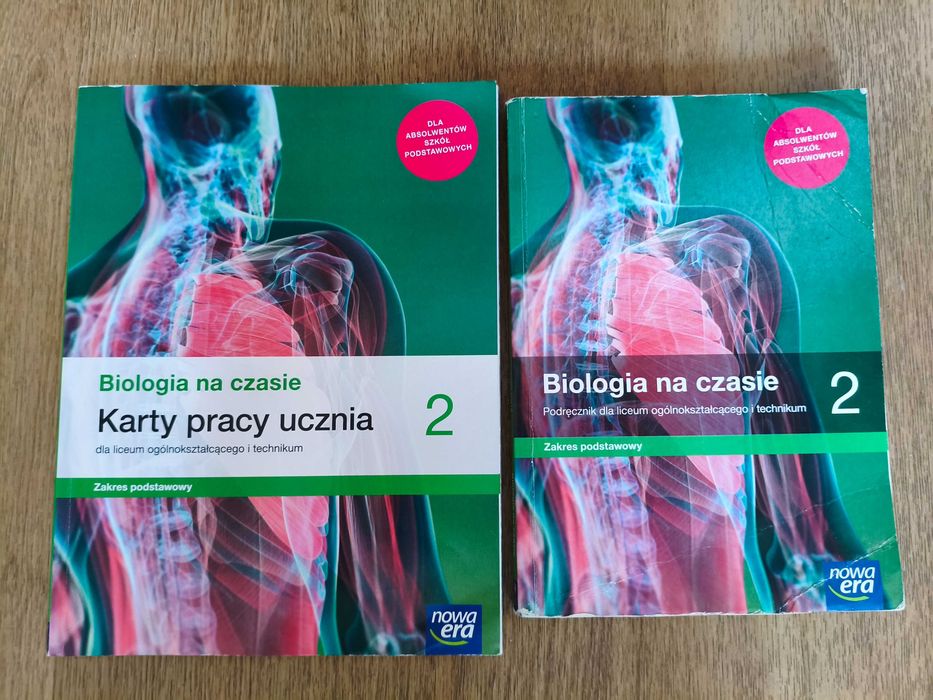 Biologia na czasie 2 Nowa Era podrecznik + karty pracy