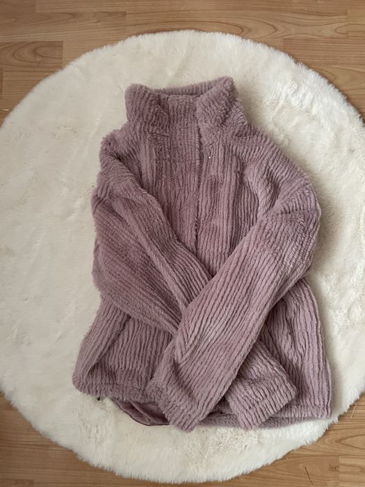 Nowa ciepła różowa kurtka polarowa FB Sister (XS)