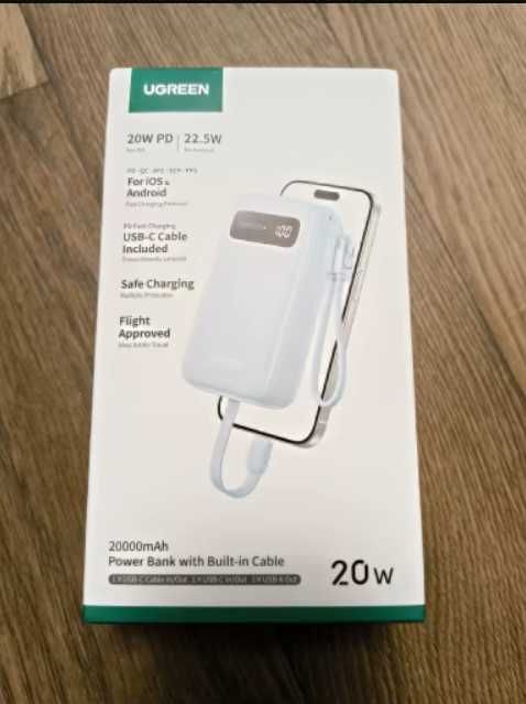 Повербанк UGREEN 22.5W 20000mAh Type C