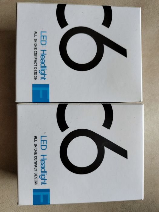 Автомобільні світлодіодні лампи  С6 (два типа Н1 та Н7)