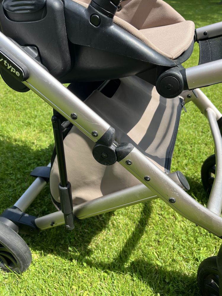 Wozek 2w1 anex e-type truffle/bezowy