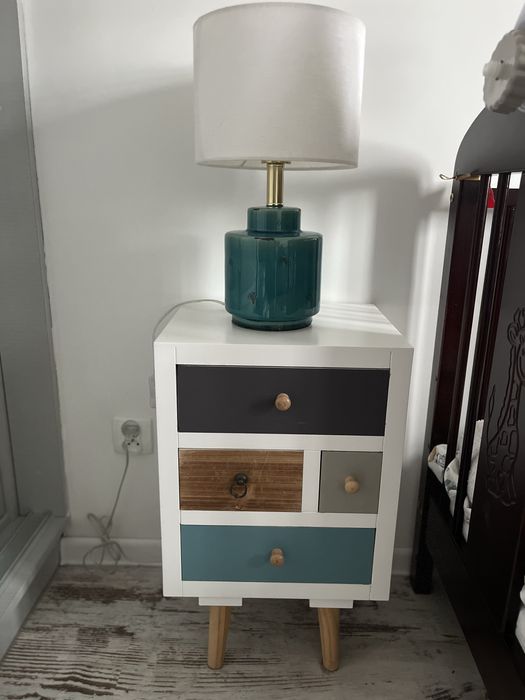 Szafki nocne + lampki