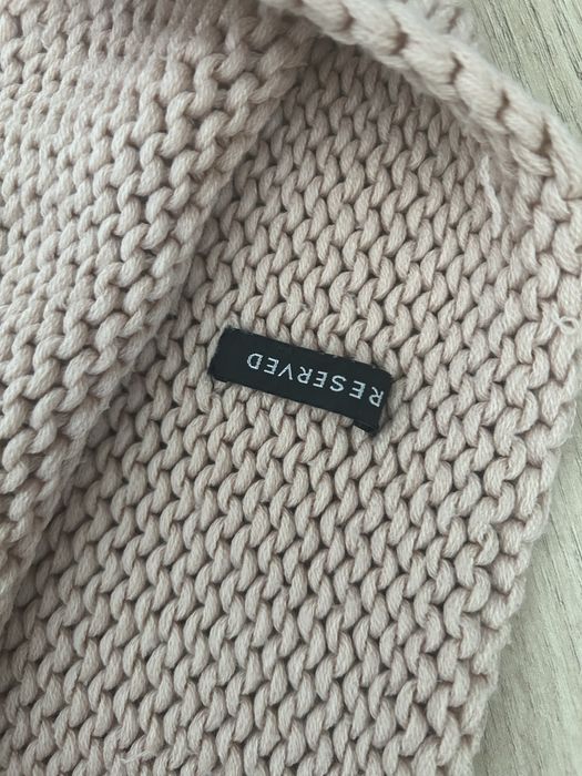 Komin szalik różowy