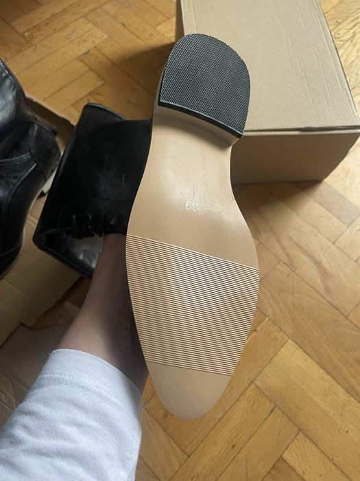 Buty typu oficerki końskie . Nowe !