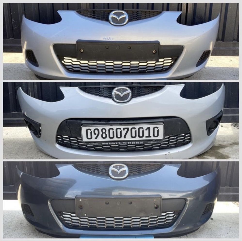 Бампер Мазда 2 Mazda 2 2007-2011