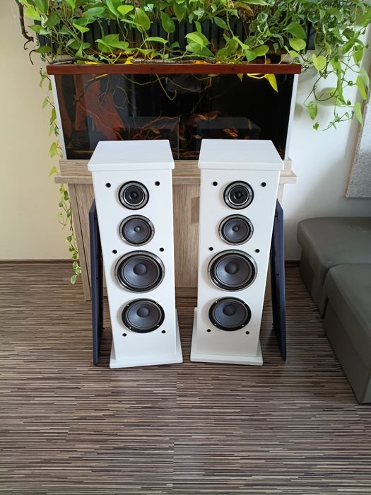 Kolumny podłogowe białe Tonsil, Taga hta 1000b