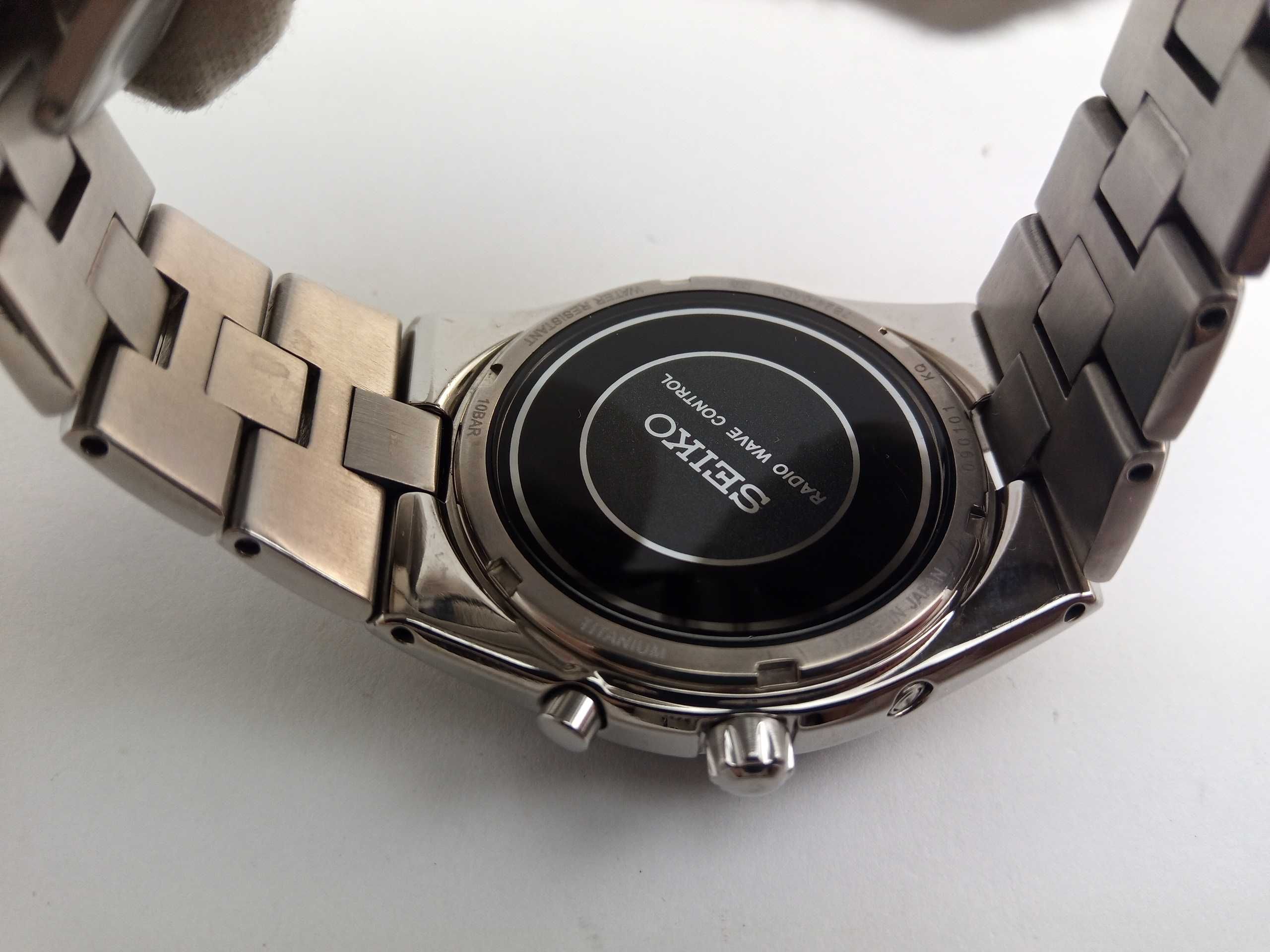 Часы мужские Seiko Solar SBTM085 титан радиоконтроль сапфир Japan made