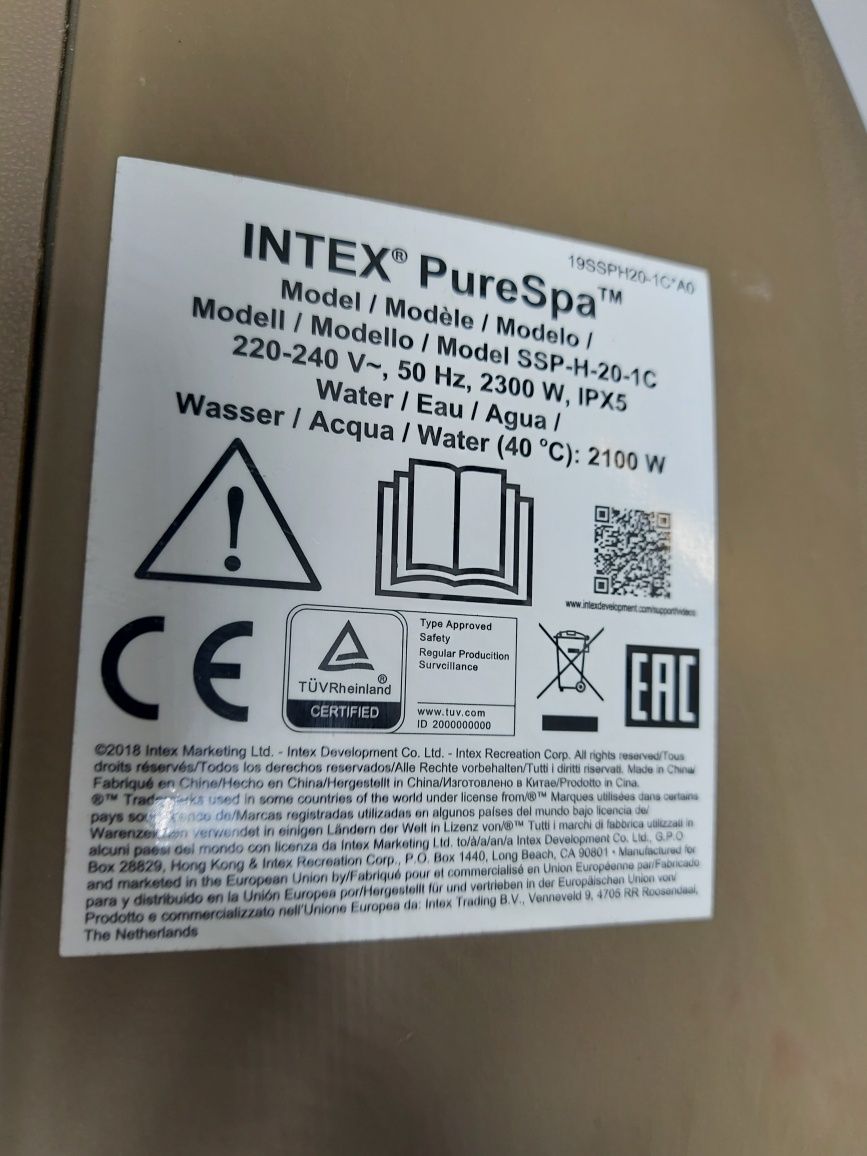 Pompa do jacuzzi intex