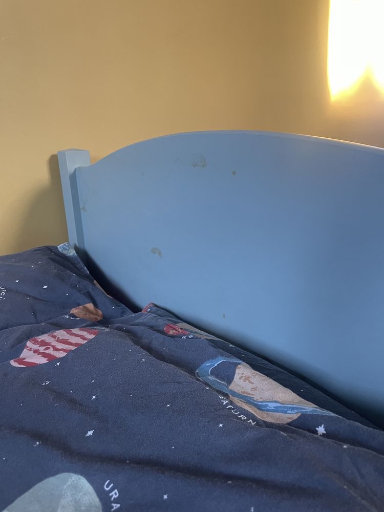 Łóżko ikea leksvik rosnące szałwiowy drewnine drewno regulowane