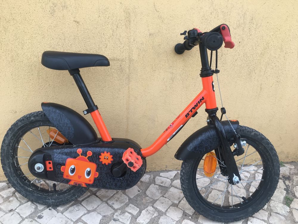 Bicicleta B-Twin Robot Criança, Roda 14