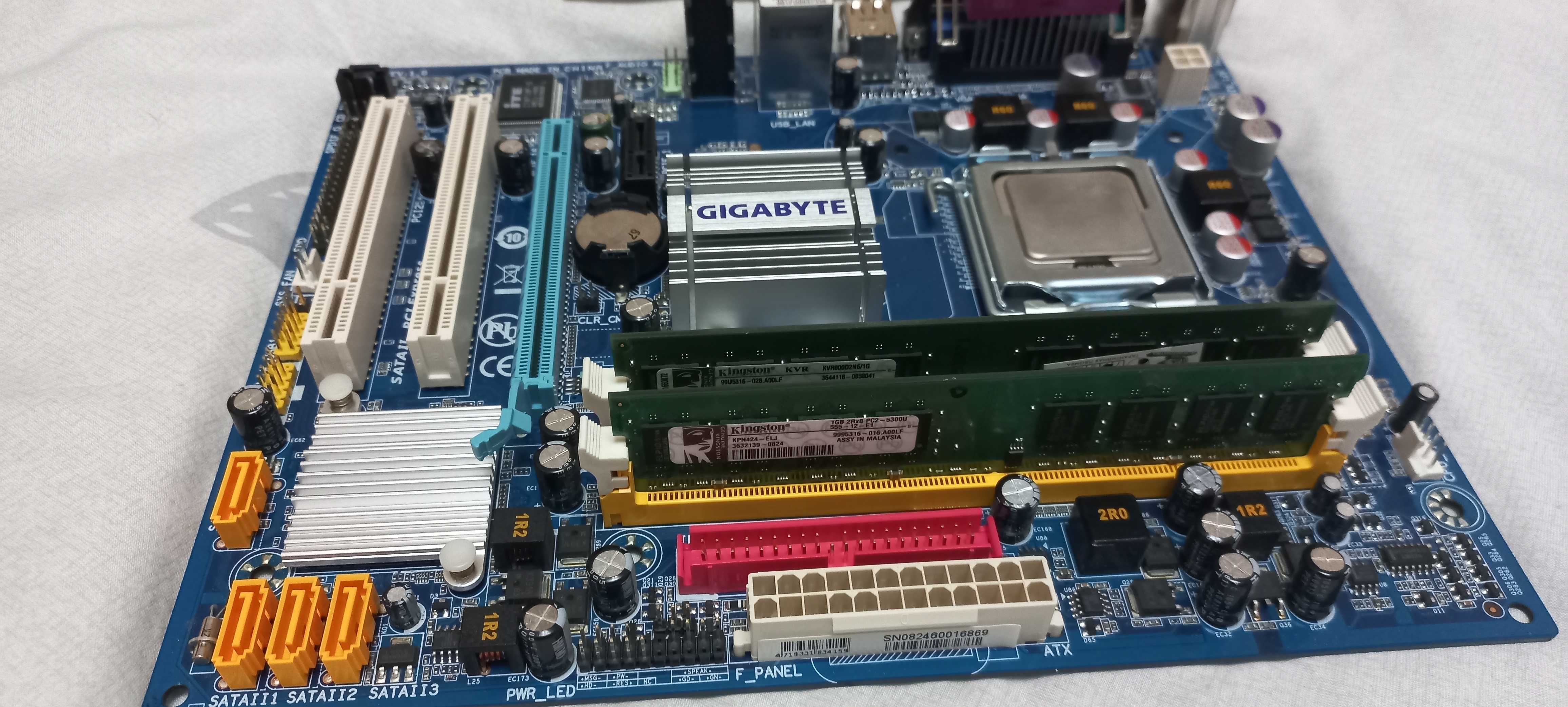 Gigabyte GA-G31M-S2L + C2Duo E4600 + 2Gb DDR2