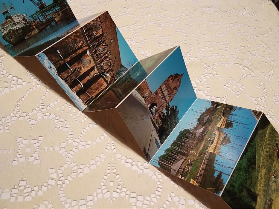 Widokówki harmonijkowe 1981 rok, ziemia Szczecińska.