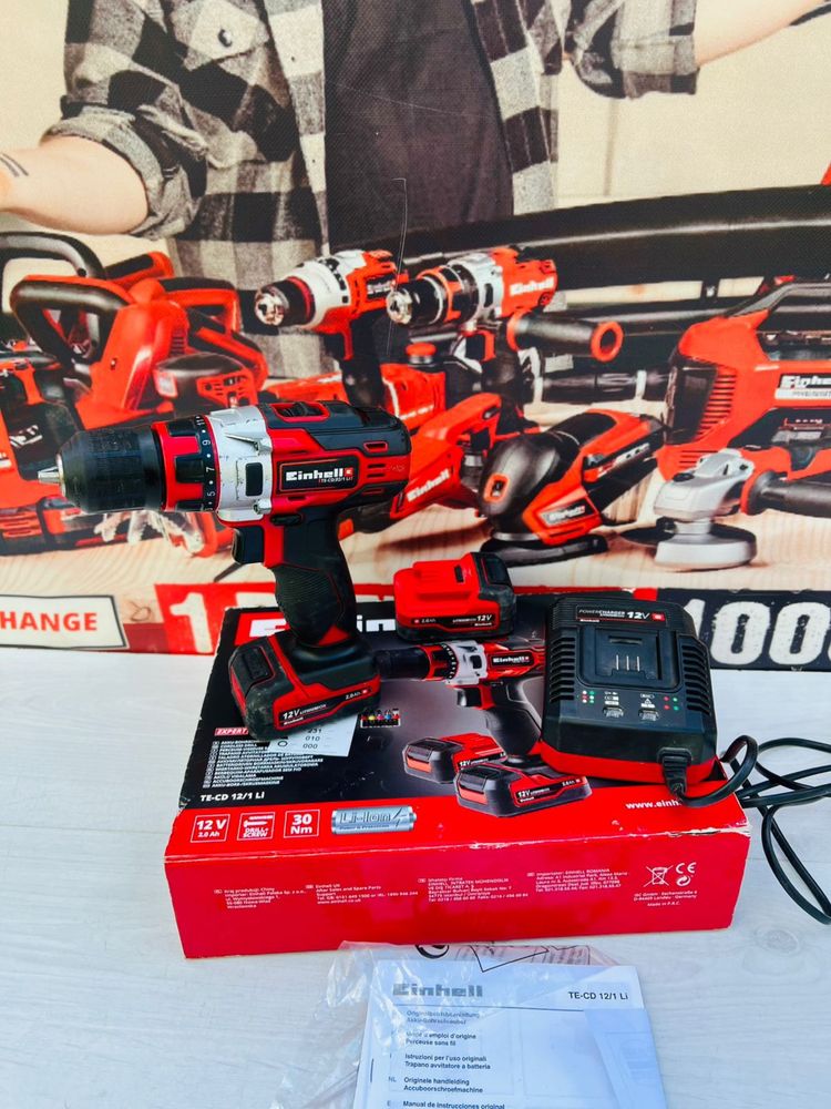 Шуруповерт-дрель Einhell TE-CD 12/1 Li
