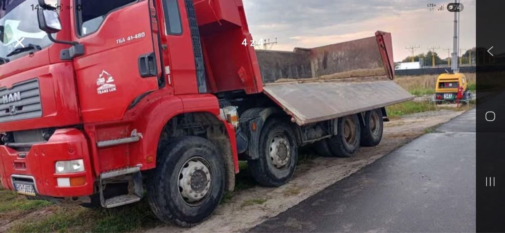 Man TGA 2005r wywrotka