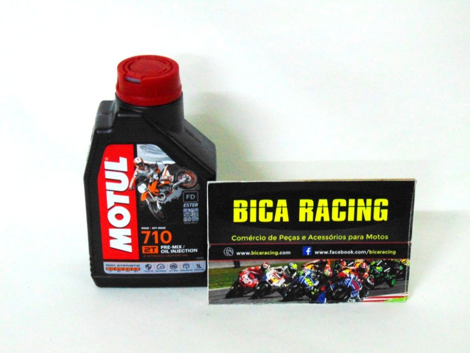 Oleo 2T Motul 710 1Litro Moto Suzuki Kawasaki Honda Yamaha Sherco KTM