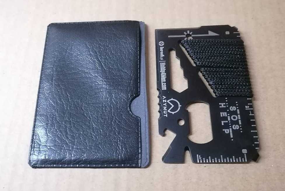 Multitool AZYMUT TOOL CARD karta wielofunkcyjna - 13 narzędzi + etui