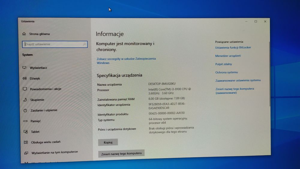 Komputer pc Acer Veriton 8gen ddr4 ssd szybki cichy mały