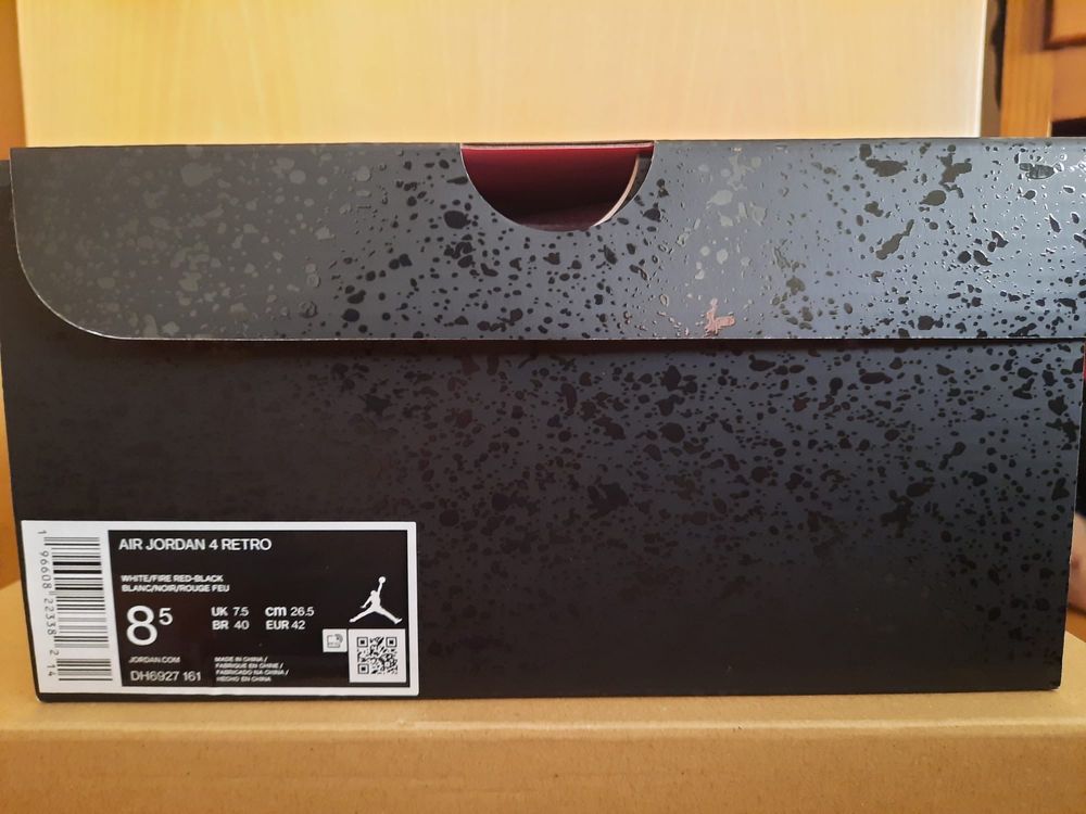 Nike Air Jordan 4 Infrared-Tamanho 42