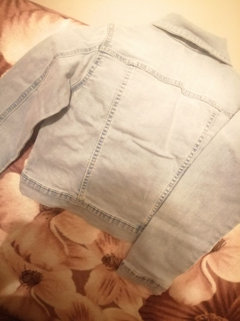 Katana kurtka jeansowa dżins 122 nowa