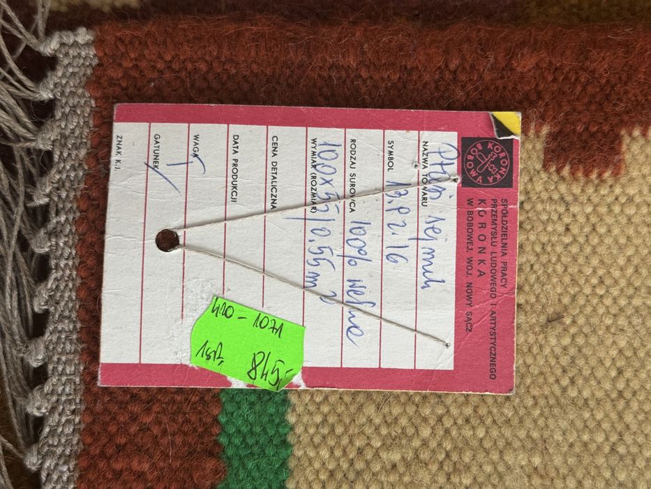 Gobelin kilim wełna rozmiar duzy