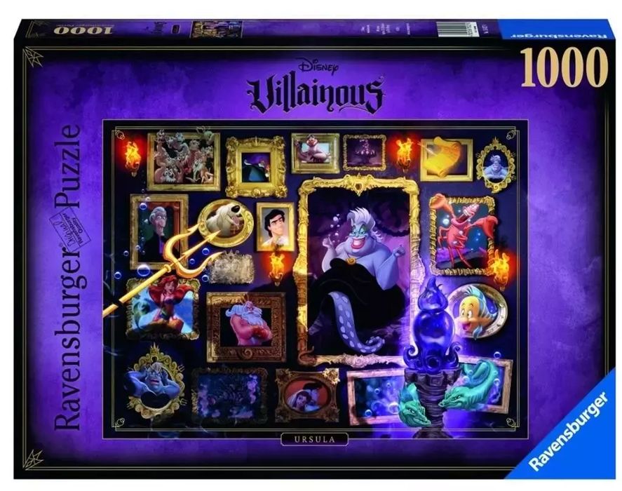 Puzzle 1000 Villainous. Urszula. Ravensburger. Nowy Produkt