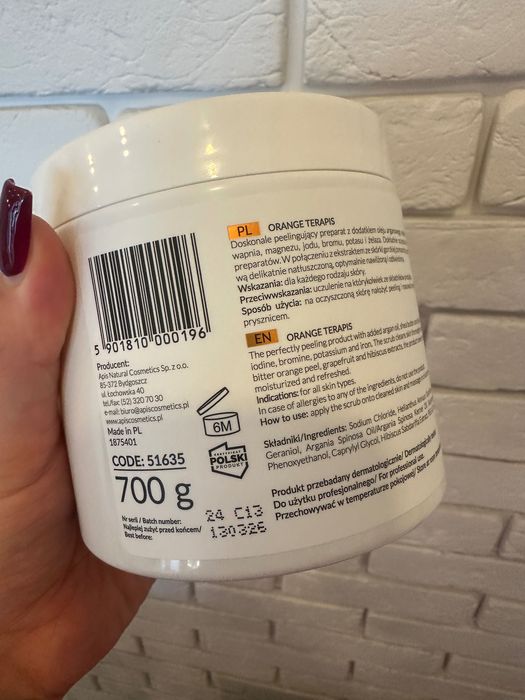 Apis peeling solny pomarańczowy 700g