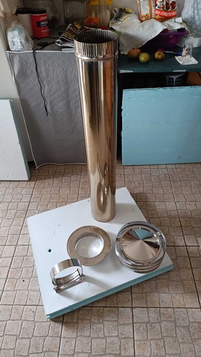 Acessórios inox para salamandra D160