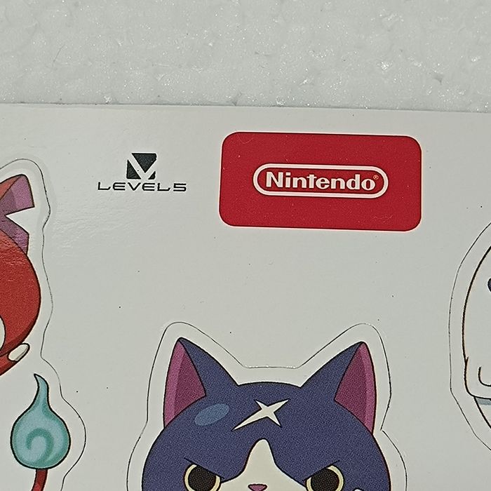 Yo-Kai Watch 2 Magnetic Stickers 2017 Nintendo Level 5 RARO Novo