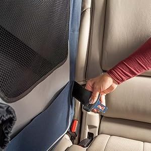 Fotelik samochodowy dla zwierząt, transporter, duży,składany przenośny