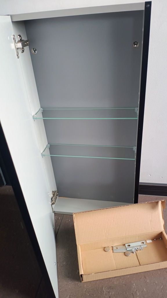 Szafka czarny mat wiszaca nowa