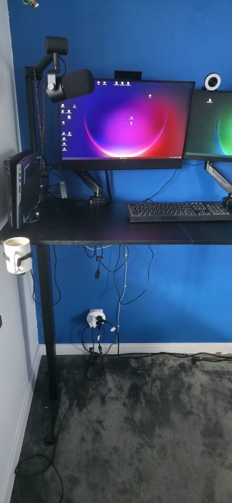 Biurko elektryczne 140x60cm wysokosc 70 do 118cm