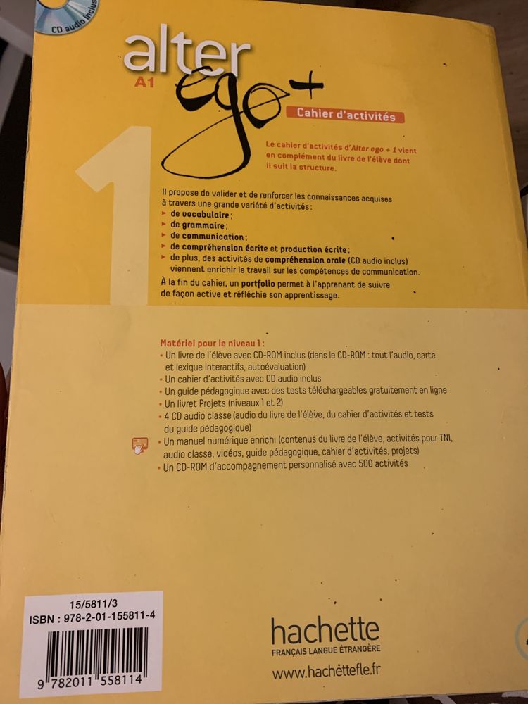 Caderno de atividades Alter go A1 Francês