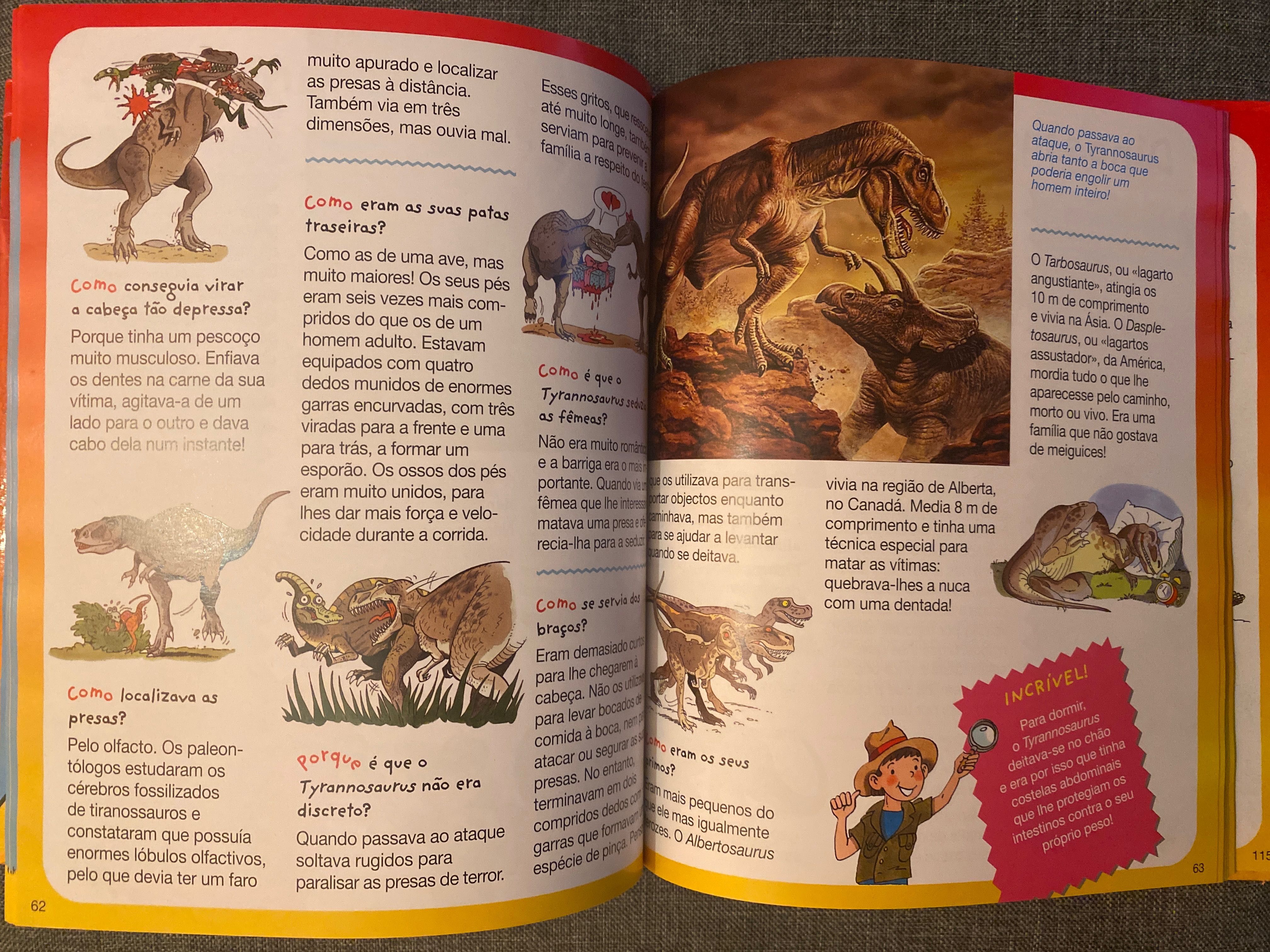 Livro Infantil Educativo sobre os Dinossauros
