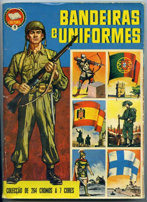 COLEÇÃO DE CROMOS "Bandeiras e Uniformes" - Antiga
