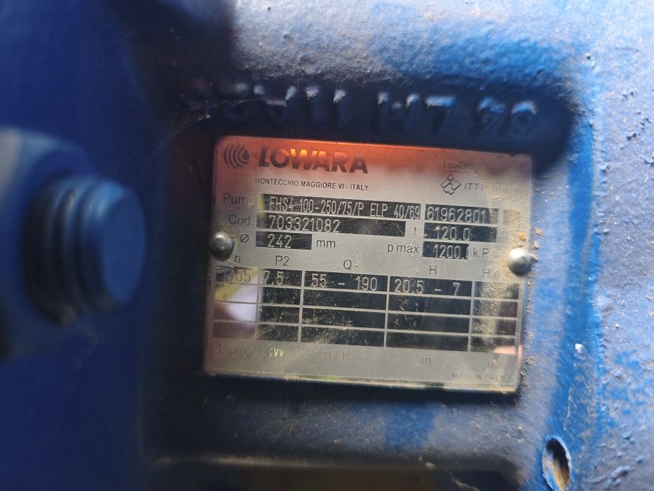 Pompa wody lowara fhs4 100/250