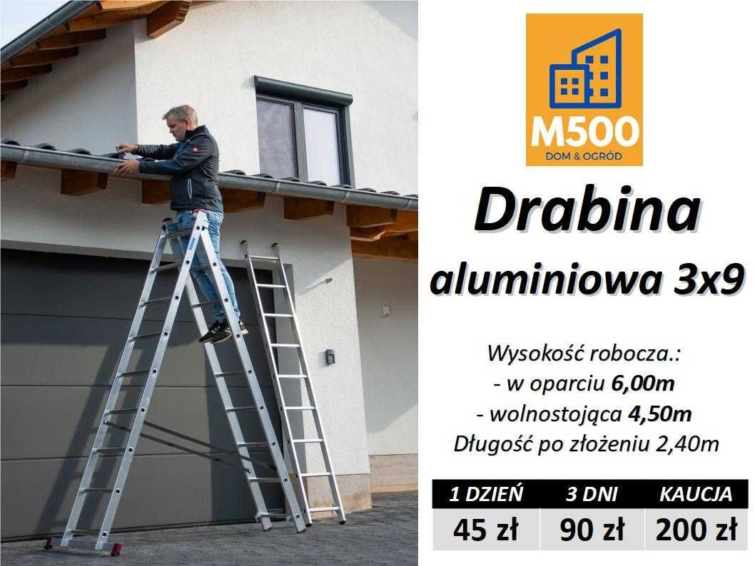Wynajem RUSZTOWAŃ i DRABIN aluminiowych wypożyczalnia sprzętu